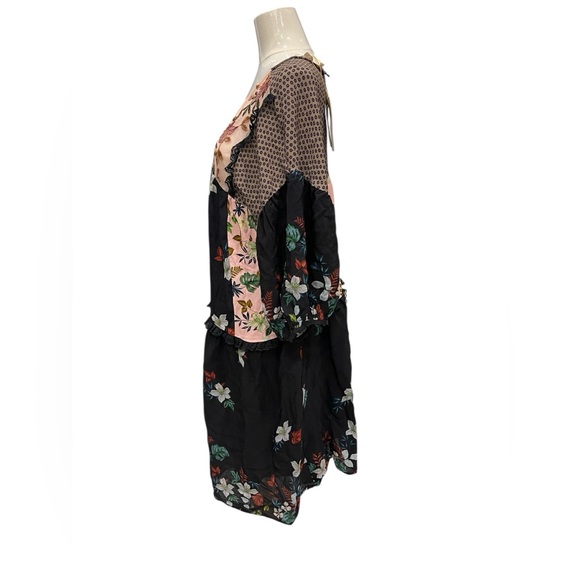 NWT Anthropologie Let Me Be Debra Floral Midi Dress Size MP Small Petite - Picture 6 of 15